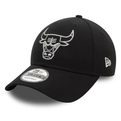 Image of New Era Adult&#039;s 9Forty NBA Chicago Bulls Baseball Cap Hat Black