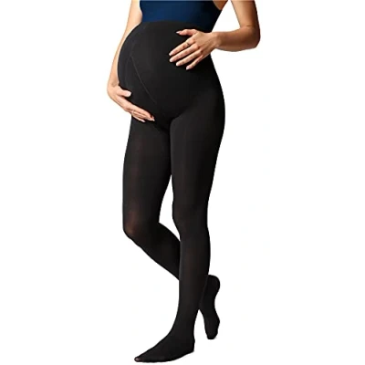 Image of BE Mammy Women&#039;s Maternity Tights 100 DEN 1120 (Black, M)
