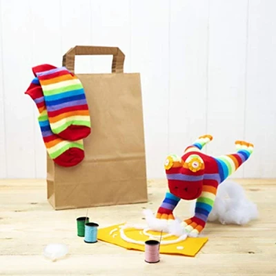 Image of Sock Frog Craft kit Sewing for kids kits adults gifts
