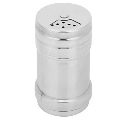Image of Stainless Steel Spice Condiment Bottle, Cooking Organizer Dispenser, Kitchen Gadget Seasoning Jar Canister, for Store Salt, Pepper, Hot Pepper and etc(Medium)