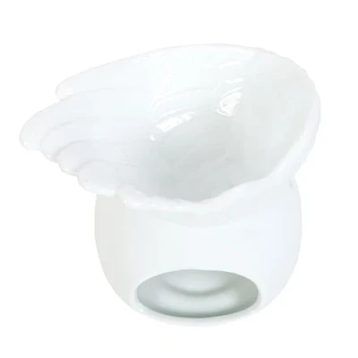 Image of Angel Wing Oil Burner Fragrance &amp; Wax Melts Holder for Aromatherapy Decorative UK Warmer