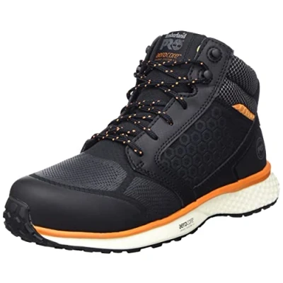 Image of Timberland PRO Men&#039;s Reaxion Nt Fp S3 Construction Shoe, Black Russet Orange, 6 UK