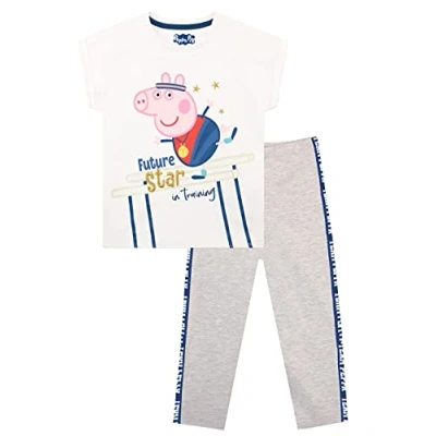 Image of Peppa Pig Girls Top and Leggings White 18 24 Months