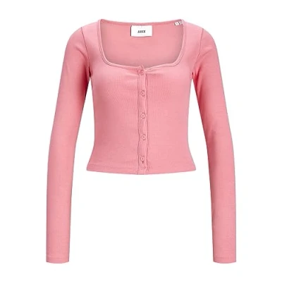 Image of JJXX Women&#039;s Jxfunny Str Ls Rib Cardigan JSR Sweater, Confetti, L