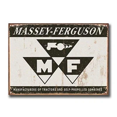 Image of DOGT Massey Ferguson Tractors Vintage Retro TIN SIGN Metal 7.8X11.8 INCH