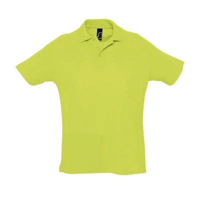 Image of SOLS Mens Summer II Pique Short Sleeve Polo Shirt (Kelly Green) Size X Small