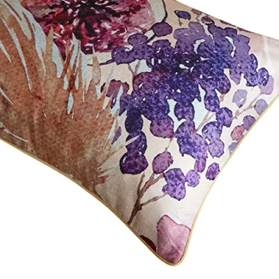 Image of Paoletti Saffa Housewife Pillowcase Set, Cotton, Multi,50cm x 70cm
