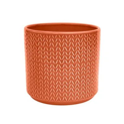 Image of Ivyline Planter, Ceramic, Sienna, 15 x 15cm