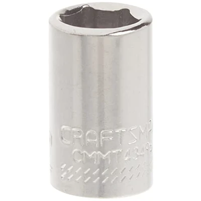 Image of CRAFTSMAN Shallow Socket, SAE, 1/4 Inch Drive, 11/32 Inch, 6 Point (CMMT43496)