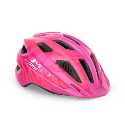 Image of MET Crackerjack Children&#039;s Cycling Helmet In Pink One Size (52 57 cm)