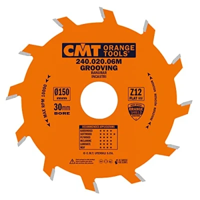Image of CMT Orange Tools 240.020.06M Slot Saw 150 x 2 30 Z 12 Straight