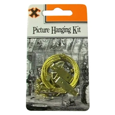 Image of X Picture Kit 4 hooks/3m Wire, Blister Pack 12880