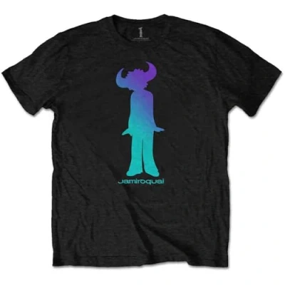 Image of Jamiroquai Buffalo Gradient Official Tee T Shirt Mens Unisex (Medium) Black