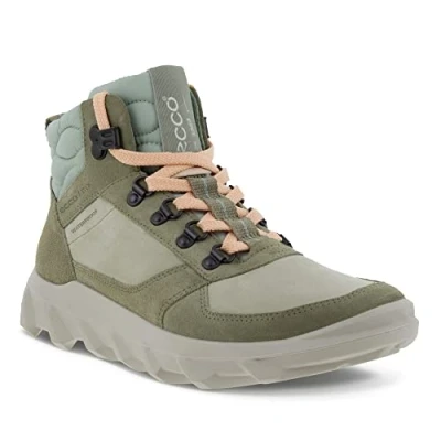 Image of ECCO Women&#039;s Mx W Mid Wp Fashion Boot, Sage Ice Flower, 3.5 UK
