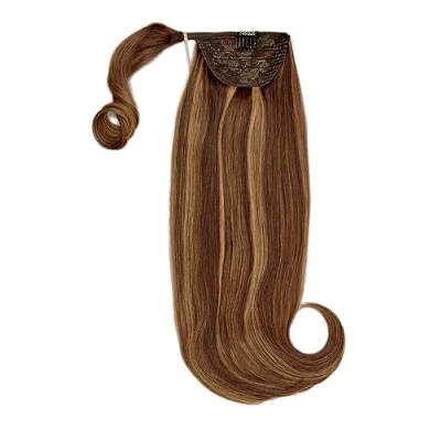 Image of Luxury Gold 22&#039;&#039; 120g Human Hair Pony P8 26 Blondette
