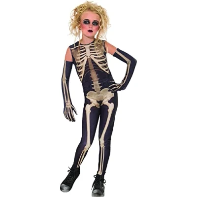 Image of Rubie&#039;s Official Skelee Girl Costume Girls Small