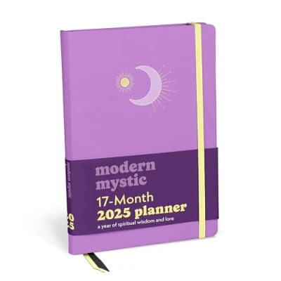 Image of Modern Mystic 17 Month 2025 Planner: A Year of Spiritual Wisdom and Lore