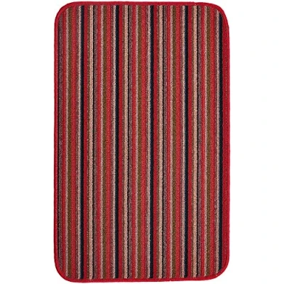 Image of eXtreme Dandy by William Armes, Ios Stripe Indoor Washable Rug (Multi, 150 x 100cm)