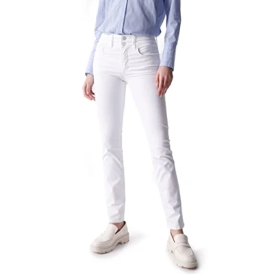 Image of Salsa Secret Push in Slim Jeans White