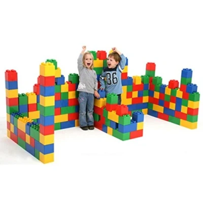 Image of Polesie Polesie41999 Pets Building Bricks XXL Construction Toy Set 72 Pieces, Multi Colour, Large
