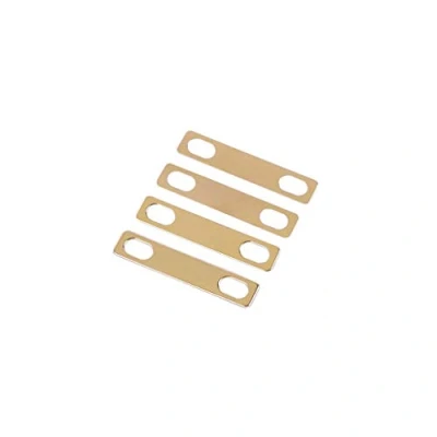 Image of Alnicov 4Pcs Guitar Neck Shims 0.2mm 0.5mm 1mm Thickness Brass for Electric Bass Luthier Tools(Gold)