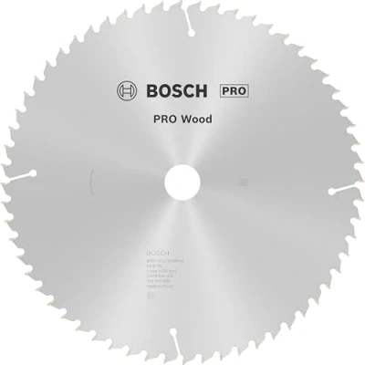 Image of Bosch 1x PRO Wood Circular Saw Blade for Corded Mitre Saws (for Softwood, Hardwood, Ø mm, Professional Accessory Saw)