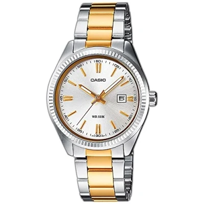 Image of Casio Collection WoMens Multicolour Watch LTP 1302PSG 7AVEG Stainless Steel (archived) One Size