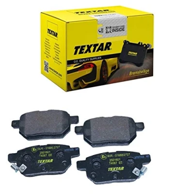 Image of 3502340G08 Brake pad set TEXTAR 2501601 with acoustic wear warning accessories TOYOTA: Auris Hatchback, Yaris III Hatchback