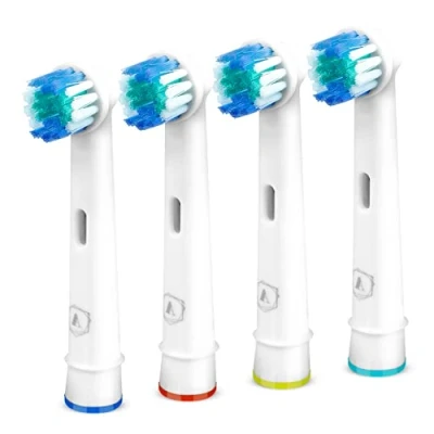 Image of Aster Premium Electric Toothbrush Heads (4 Pack), Compatible with Braun Oral B Replacement Heads,