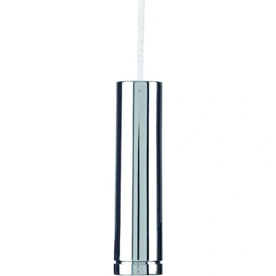 Image of Cylindrical Chrome Bathroom Light Pull Cord Handle, 1m Long Croydex