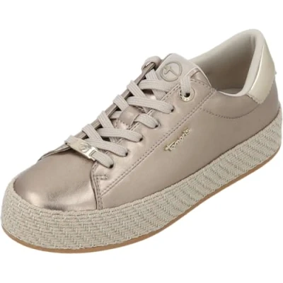 Image of Tamaris Women&#039;s 1 23713 42 Lace up, Gold, 4 UK