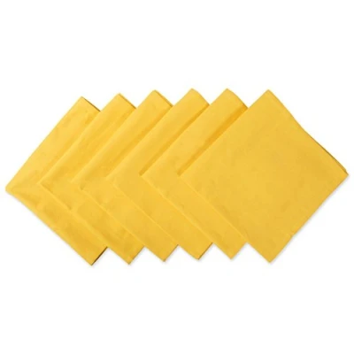 Image of DII Cotton, Machine Washable, 20x20 Inch, Fresh Green, 20&quot; x (Set of 6)