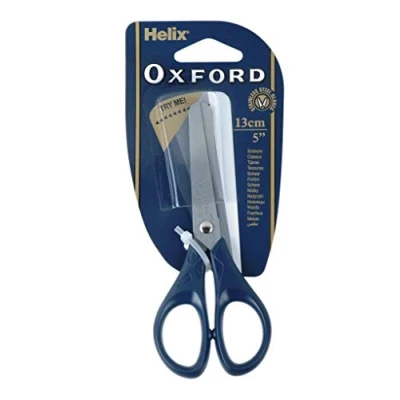 Image of Helix Oxford Scissors 13cm, Blue (Packaging may vary)