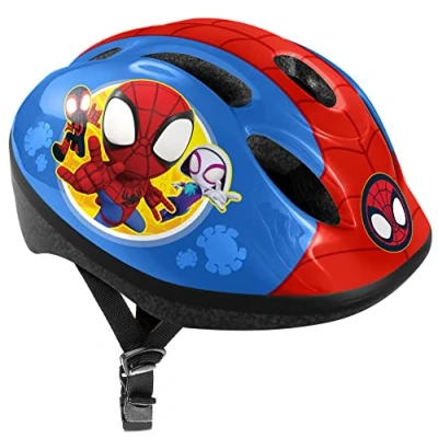 Image of STAMP Boys Bicycle Helmet S Spidey, Red Blue,