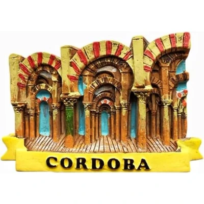 Image of 3D Cordoba Spain Fridge Magnet Mosque Style Travel Sticker Souvenir,Home &amp; Kitchen Decoration,Spain Refrigerator