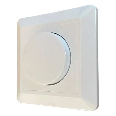 Image of greenandco® gc 200MCM Digital Master Dimmer Switch for LED and Halogen 1 200W, can be Extended with up to 4 Dimming Control Modules, Boost Function, White