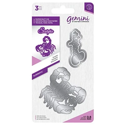 Image of Crafters Companion Gemini Zodiac 3 in1 Die Set Scorpio