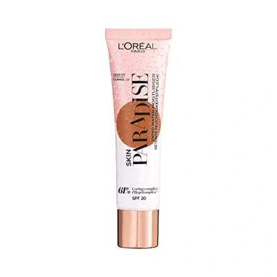 Image of L&#039;Oreal Paris Skin Paradise Tinted Moisturiser, Up to 24h hydration, SPF20, 02 Deep, 0.039 kg