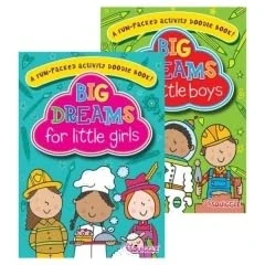 Image of Squiggle P2253 Big Dreams for Little Girls Activity Doodle Book