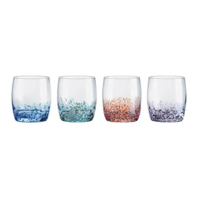 Image of Anton Studios Set of 4 Speckle DOF Tumblers