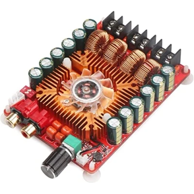 Image of Fasizi TDA7498E 2x160W Dual Channel Audio Amplifier Board, Support BTL Mode 1X220W Single Channel, DC 24V Digital Stereo Power Amp Module for Car Vehicle Computer Speaker DIY