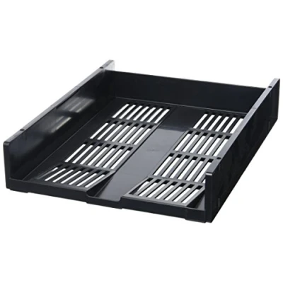 Image of Durable Optimo Recycled Plastic Stackable Letter Tray File, A4+ Grey