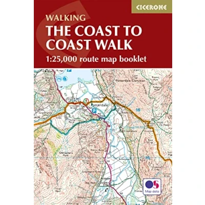 Image of The Coast to Walk Map Booklet (1:25,000 Route map): 1:25,000 OS