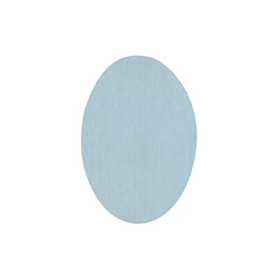 Image of Elastic Knee Patches for Clothing Patch to Repair Clothes. 6 Elbow or of 9 x 13 cms. Color: Sky Blue