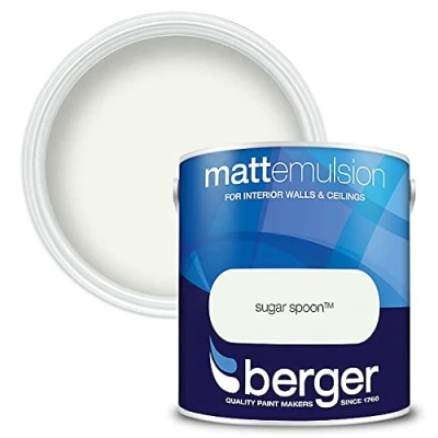Image of BERGER 2.5L Matt Emulsion Sugar Spoon