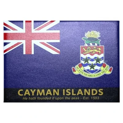 Image of Cayman Islands Flag Caribbean Fridge Collector&#039;s Souvenir Magnet 2.5&quot; X 3.5&quot;