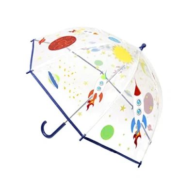 Image of Kids Clear Dome Umbrella Space Design