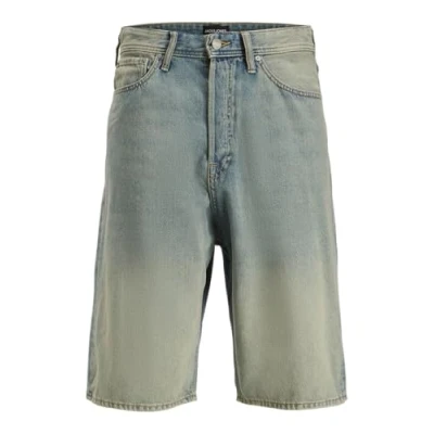 Image of JACK &amp; JONES Men&#039;s Jjiron Jjoriginal Shorts Mf 325, Blue Denim, XS