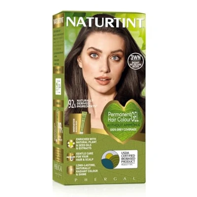 Image of Naturtint Permanent Hair Colour Gel 3WN Radiant Nature Dark Brown, Plant Enriched, Ammonia Free, Long Lasting Grey Coverage and Colour, Nourishment Protection