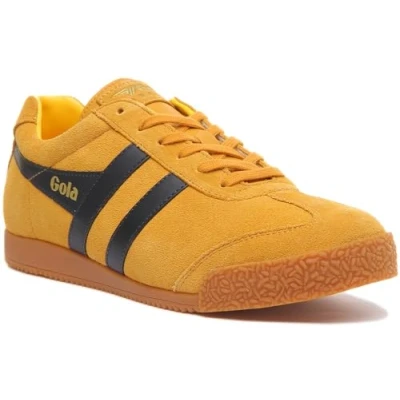 Image of Gola Men&#039;s Harrier Sneaker, Sun/Navy, 7 UK